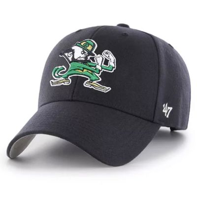 Notre Dame Fighting Irish Men's Navy 47 Brand MVP Adjustable Hat