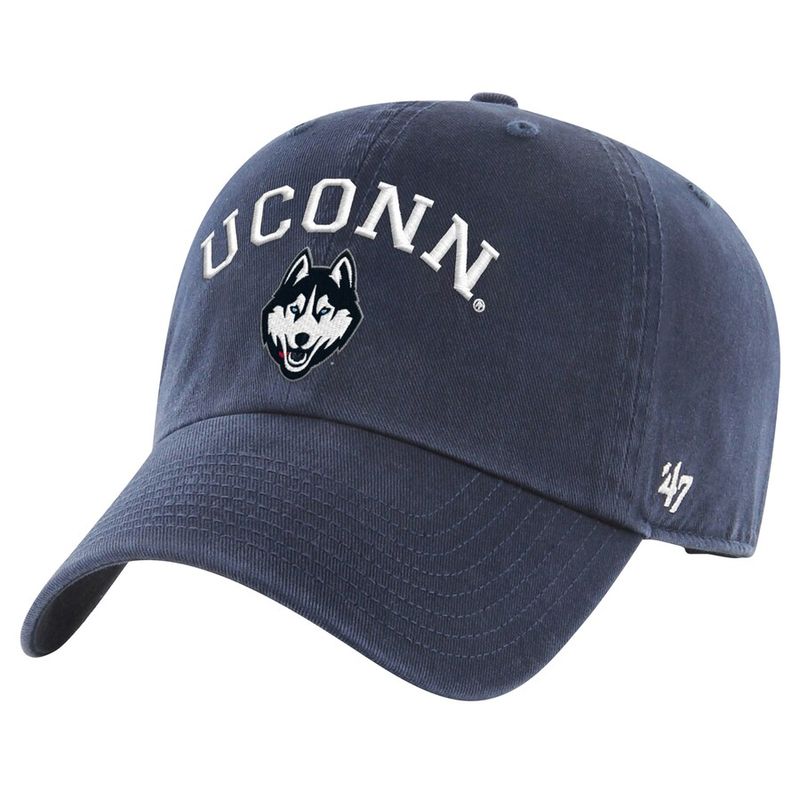 UConn Huskies Men’s Navy 47 Brand Clean Up Adjustable Hat