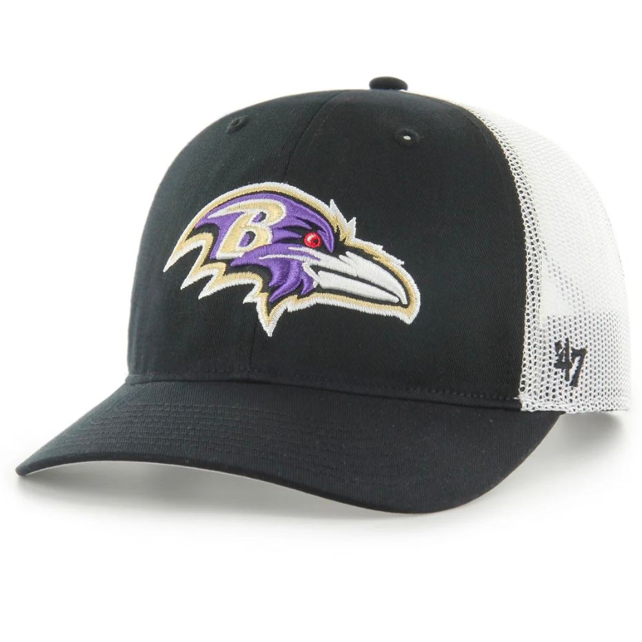 Baltimore Ravens Men’s Black 47 Brand Trucker Adjustable Hat