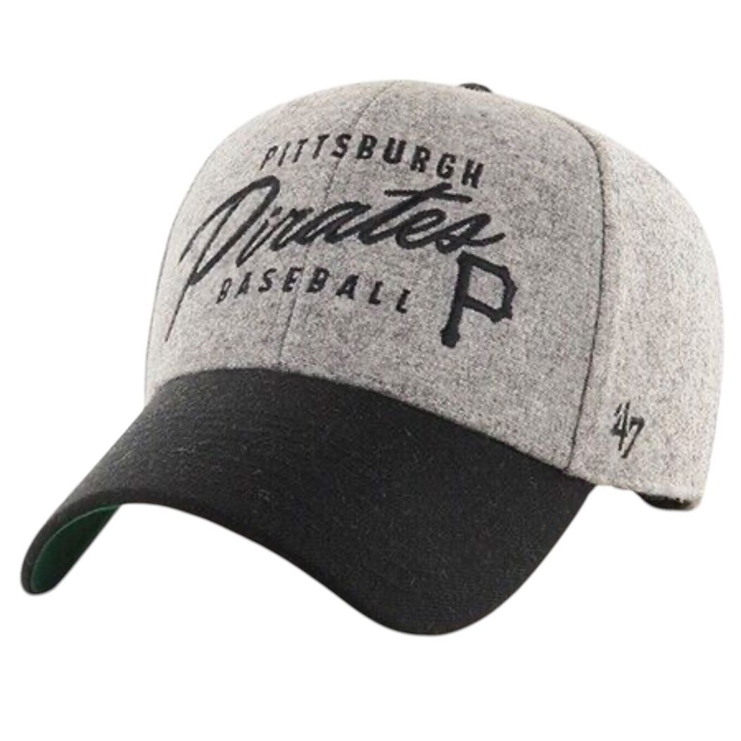 Pittsburgh Pirates Gray Men's 47 Brand MVP Adjustable Hat