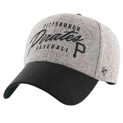 Pittsburgh Pirates Gray Men's 47 Brand MVP Adjustable Hat