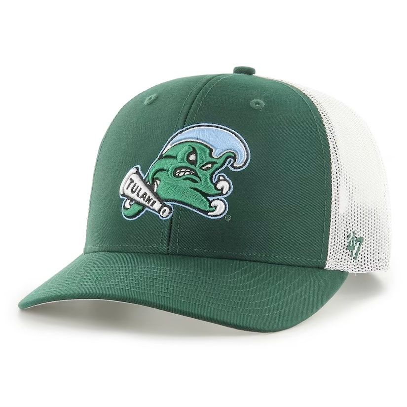 Tulane Green Wave Men’s 47 Brand Trucker Adjustable Hat