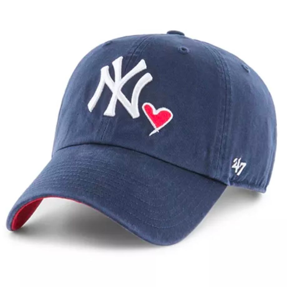 New York Yankees Men’s Navy Icon 47 Brand Clean Up Adjustable Hat