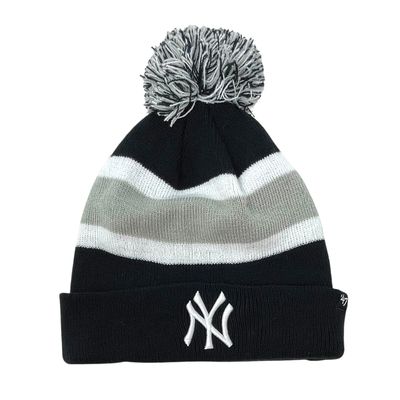 New York Yankees Men's 47 Brand Breakaway Cuffed Pom Knit Hat