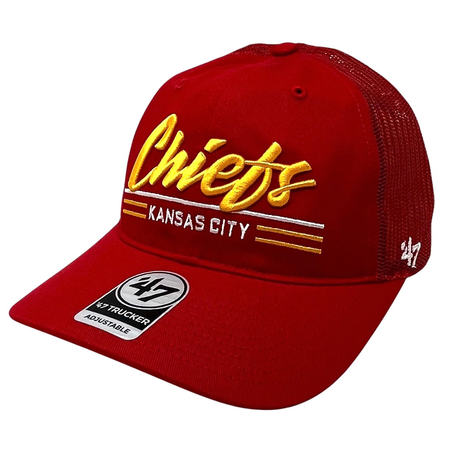 Kansas City Chiefs Men’s Red Garner 47 Trucker Snapback Hat