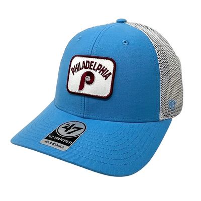 Philadelphia Phillies Men's Novak Columbia 47 Trucker Adjustable Hat