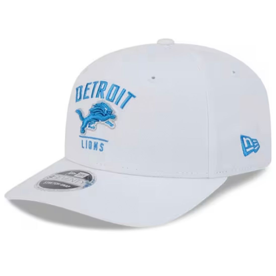 Detroit Lions Men's White New Era NFL 9Seventy Stretch-Snap Hat