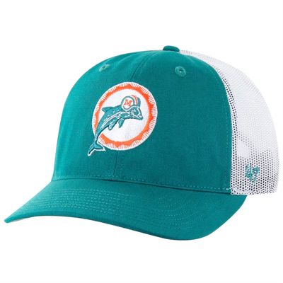 Miami Dolphins Men’s Historic Tailgate Teal 47 Trucker Snapback Hat