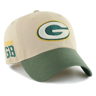 Green Bay Packers Men’s Khaki Ashford 47 Brand Clean Up Adjustable Hat
