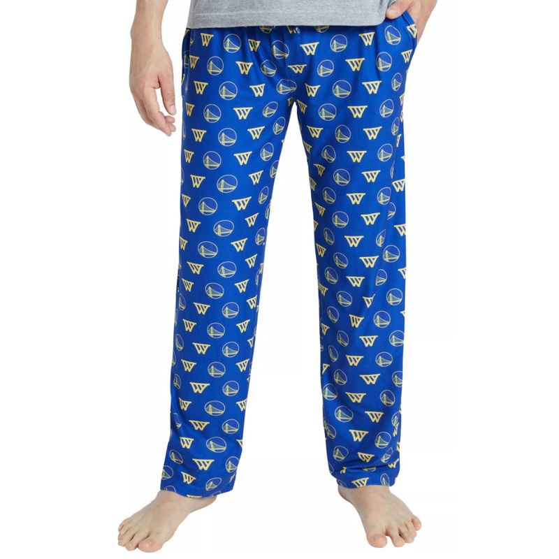 Golden State Warriors Men's Concepts Sport Record Pajama Pants
