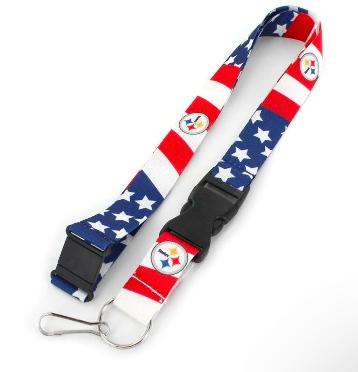 Pittsburgh Steelers Patriotic Lanyard