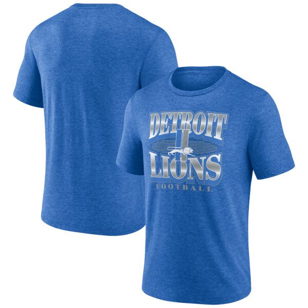 Detroit Lions Men’s Blue Fanatics Vintage Extreme Tackle T-Shirt