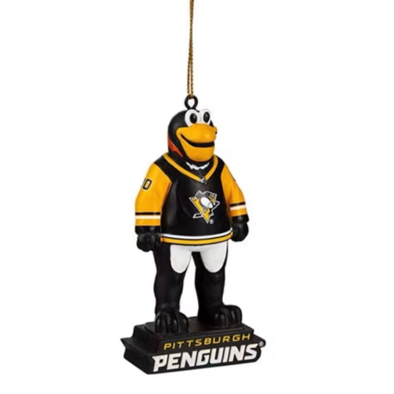 Pittsburgh Penguins Mascot Statue Christmas Ornament