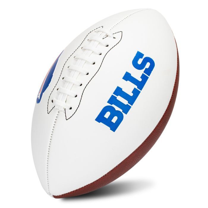 Buffalo Bills Full Size Signature White Panel Football