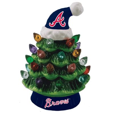 Atlanta Braves 4" Ceramic LED Christmas Tree