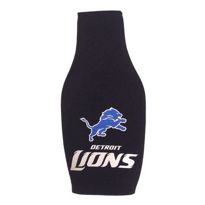 Detroit Lions Black 12 Ounce Bottle Cooler