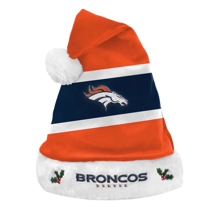 Denver Broncos Santa Hat