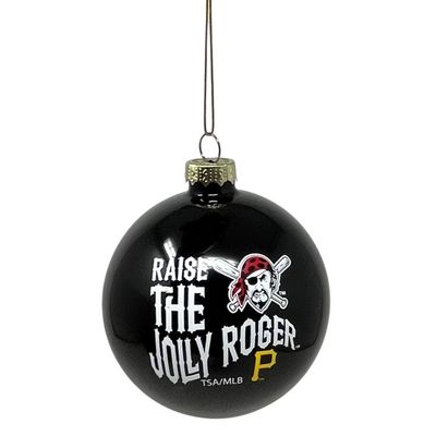 Pittsburgh Pirates Jolly Blown Glass Ornament