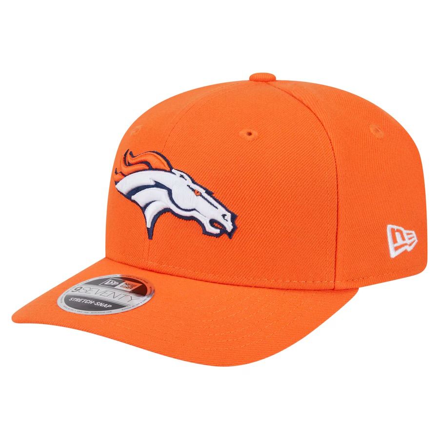 Denver Broncos Men's Orange New Era NFL 9Seventy Stretch-Snap Hat