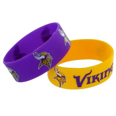 Minnesota Vikings Rubber Bulk Wrist Bands