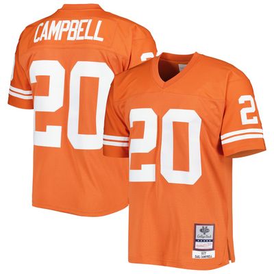 Texas Longhorns Earl Campbell 1977 Men’s NCAA Blue Mitchell & Ness Jersey