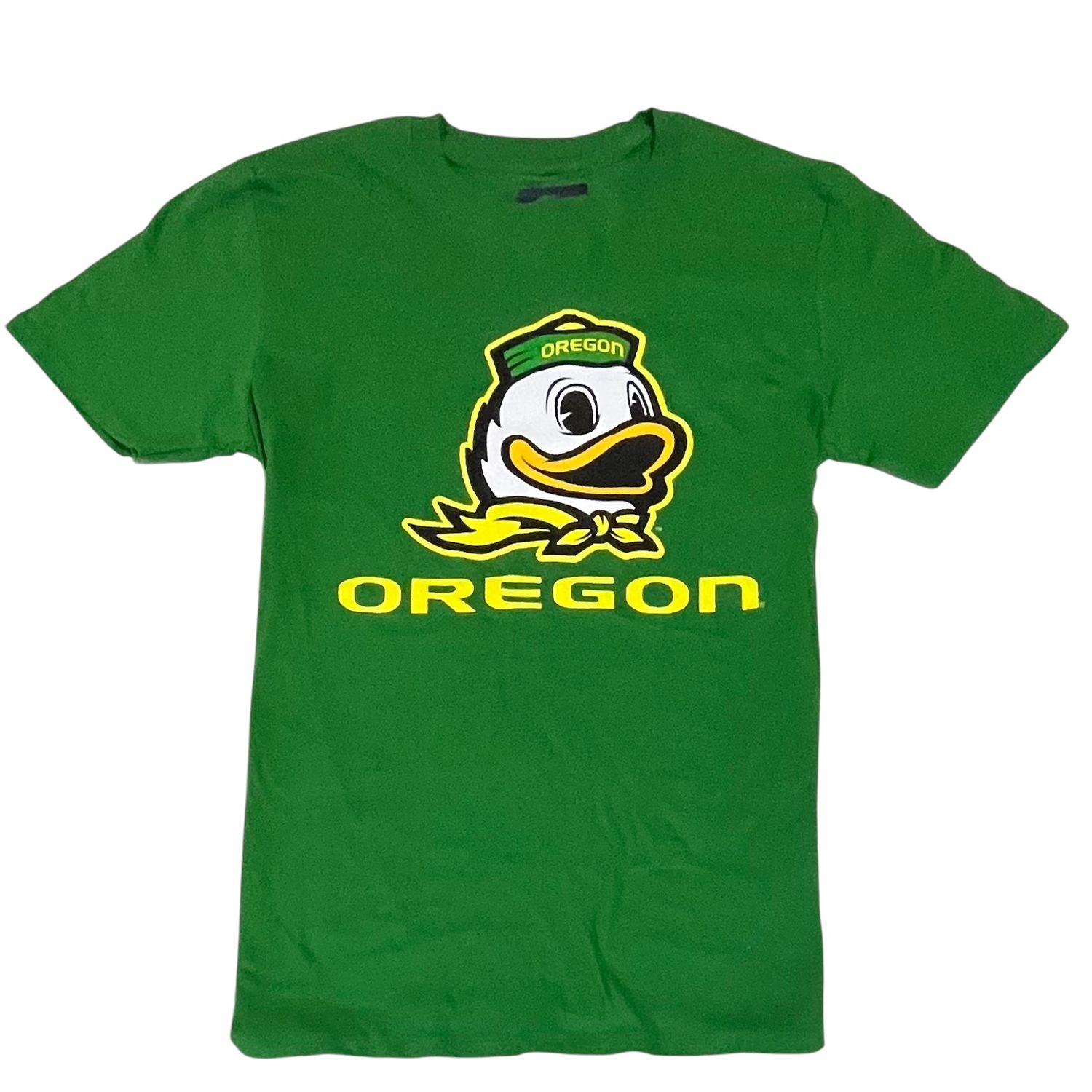 Oregon Ducks Men's Green Fanatics Logo Shirt