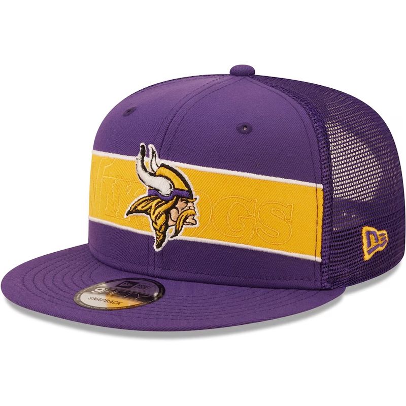 Minnesota Vikings Men's Purple Tonal Band New Era 9Fifty Snapback Hat