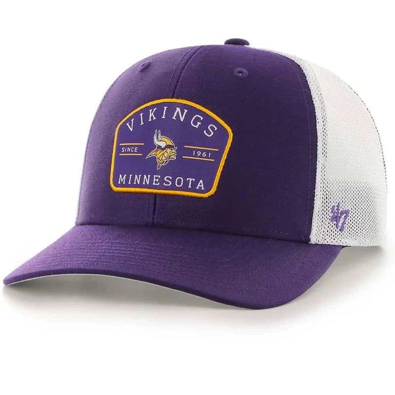Minnesota Vikings Men's 47 Brand Trophy Stretch Fit Hat