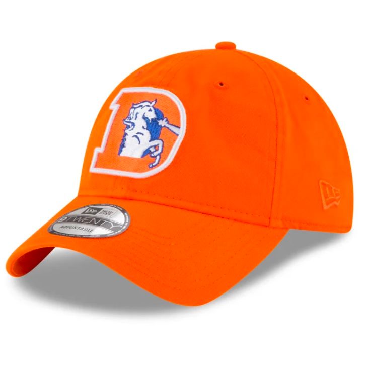 Denver Broncos Men’s Historic Orange New Era 9Twenty Core Classic Adjustable Hat