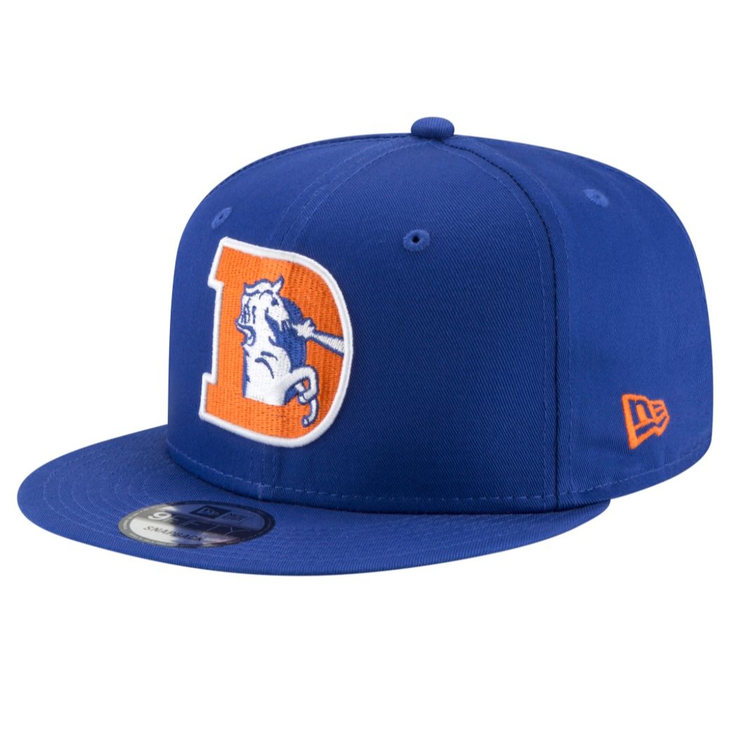 Denver Broncos Men’s Royal Historic New Era 9Fifty Snapback Hat