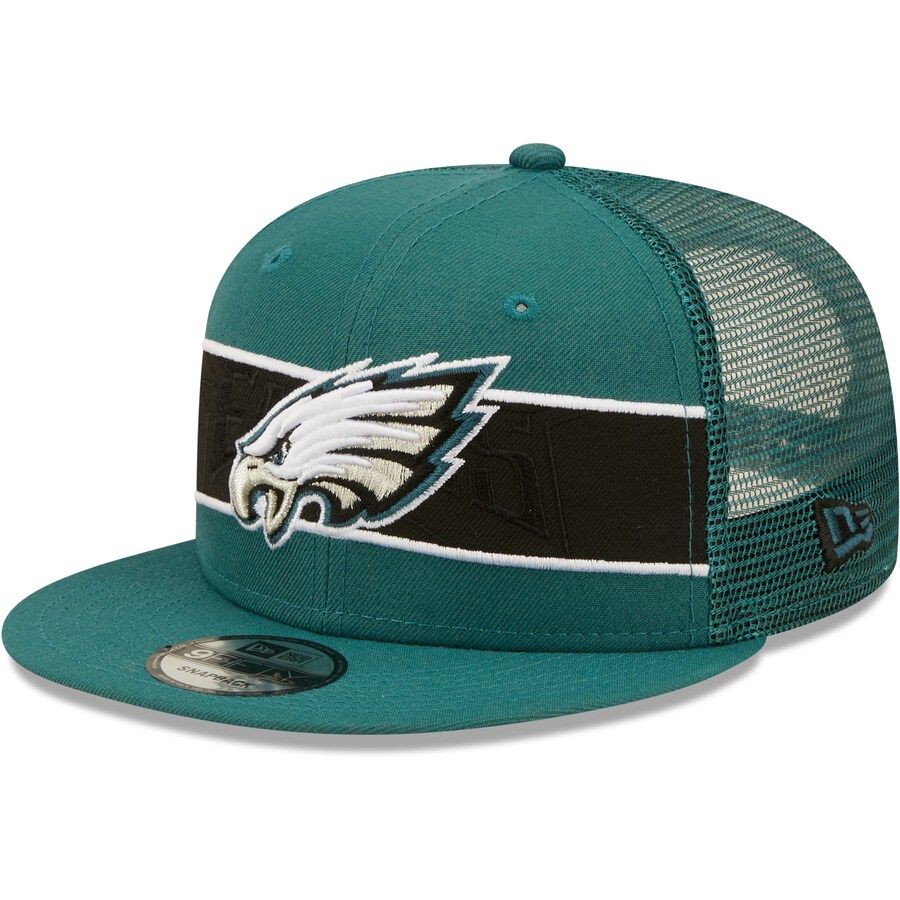 Philadelphia Eagles Men's Green Tonal Band New Era 9Fifty Snapback Hat