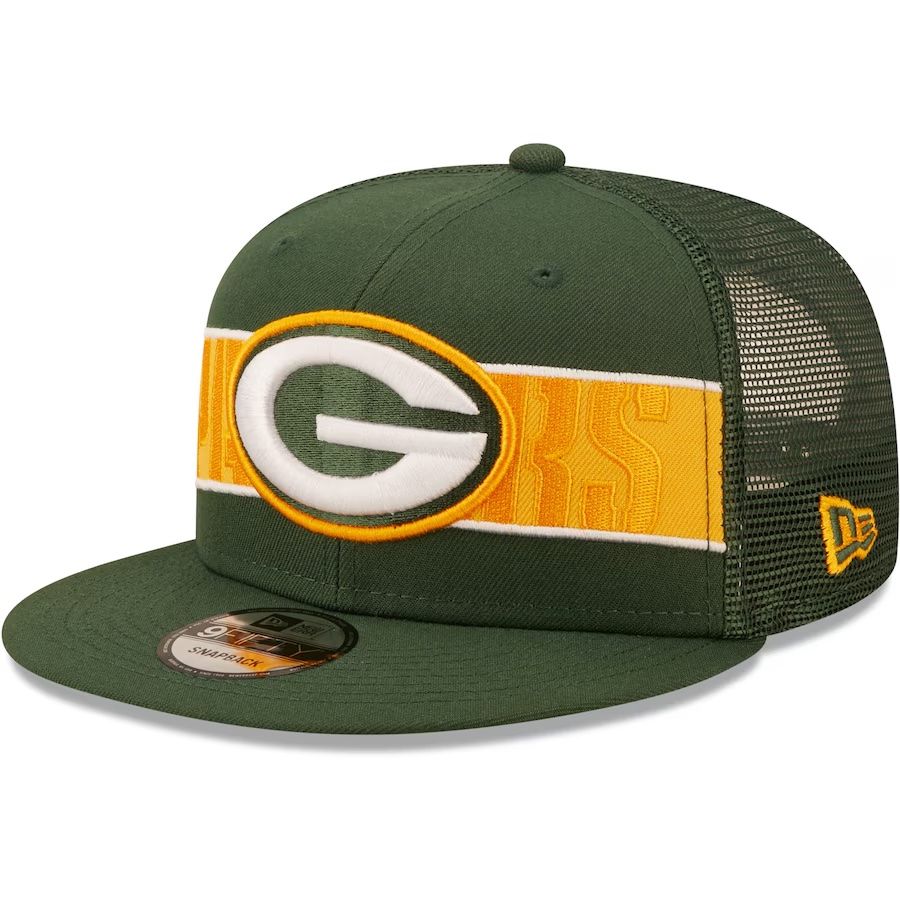 Green Bay Packers Men's Tonal Band New Era 9Fifty Snapback Hat