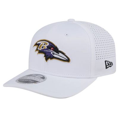 Baltimore Ravens Men's Perform 9Seventy White Adjustable Hat