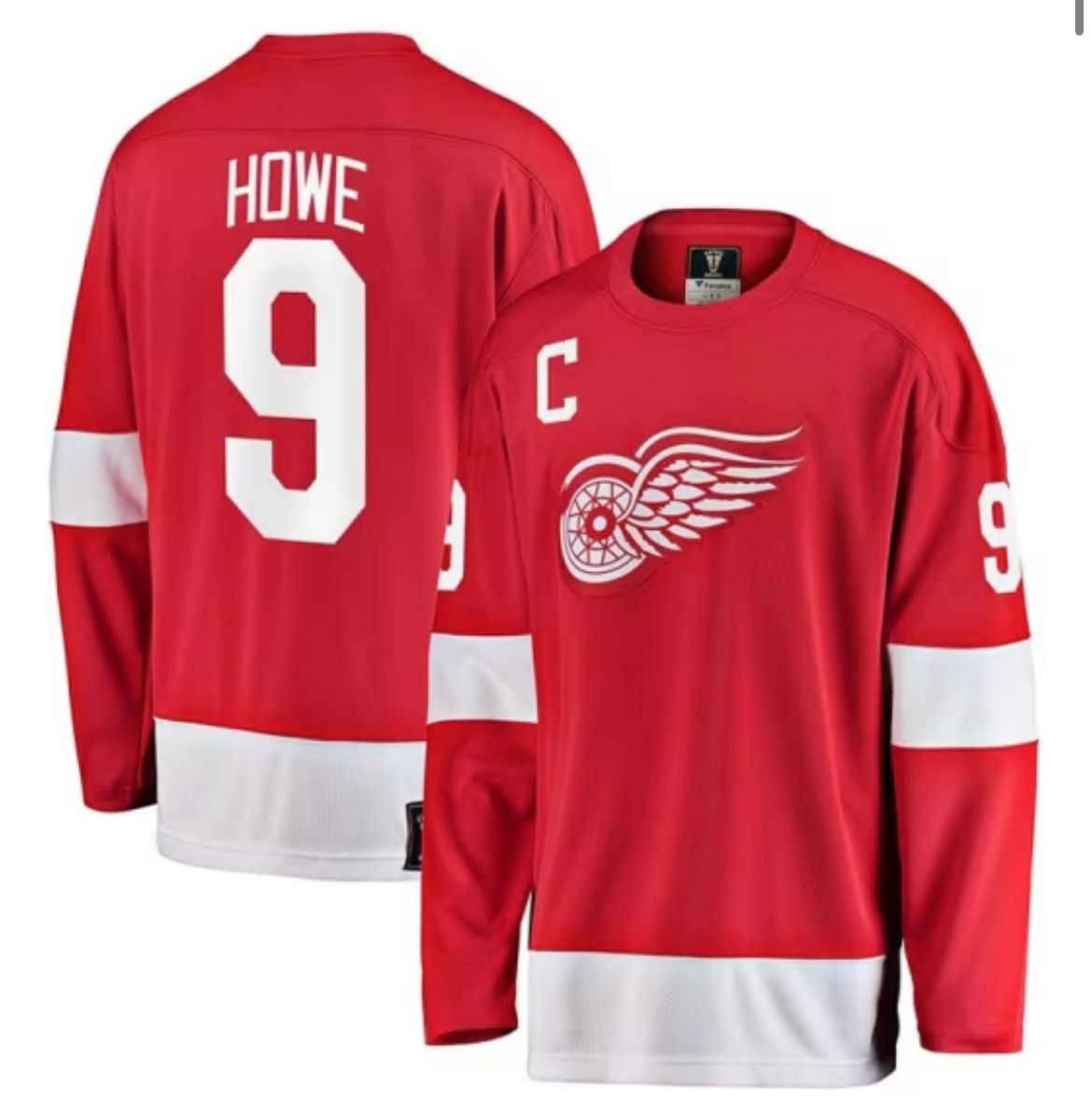 Detroit Red Wings Gordie Howe Men’s Fanatics Branded Red Breakaway Player Jersey