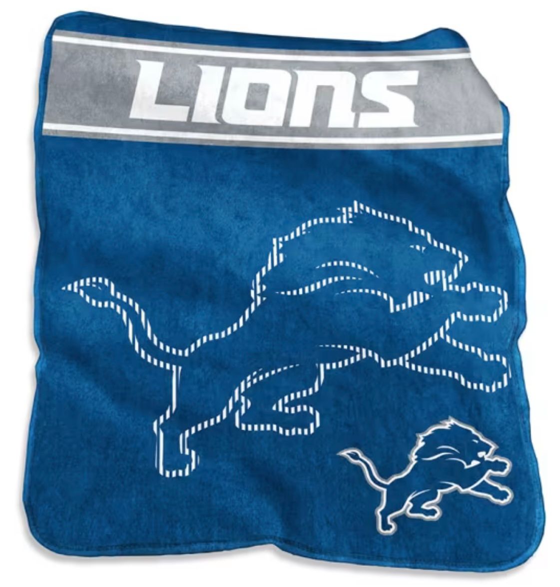 Detroit Lions 60" x 80" Raschel Throw Oversized Blanket