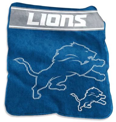 Detroit Lions 60 Detroit Lions 60" x 80" Raschel Throw Oversized Blanket