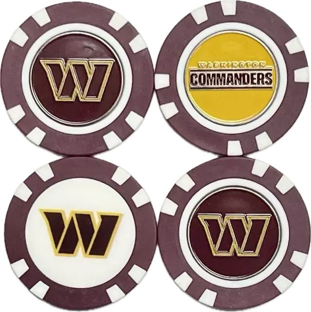 Washington Commanders Golf Ball Marker Poker Chip