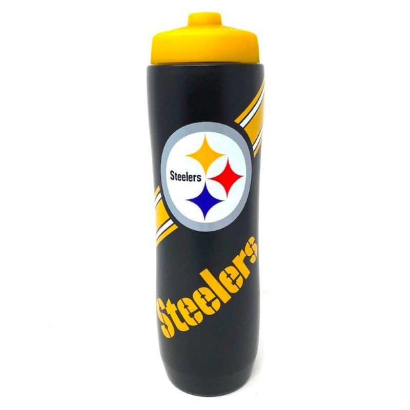 Pittsburgh Steelers 18oz Squeezy Water Bottle