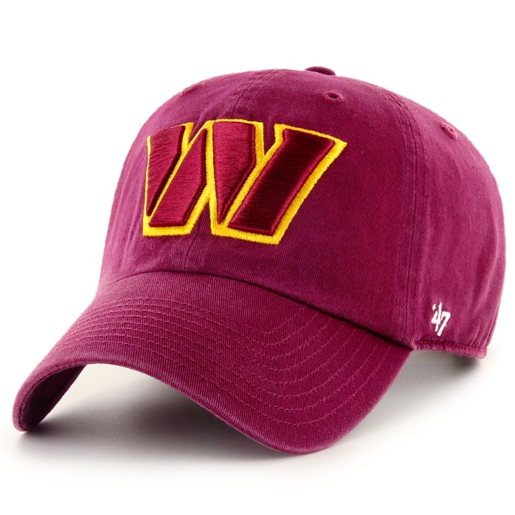 Washington Commanders Men’s 47 Brand Clean Up Adjustable Hat