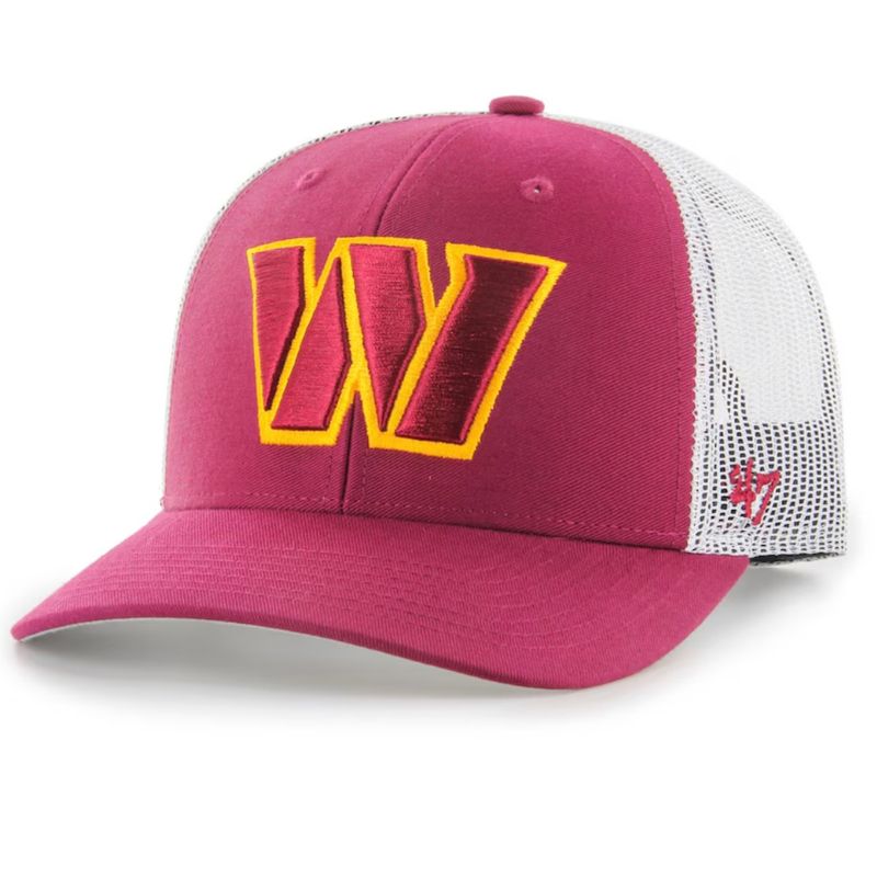 Washington Commanders Men’s Cardinal 47 Trucker Hat