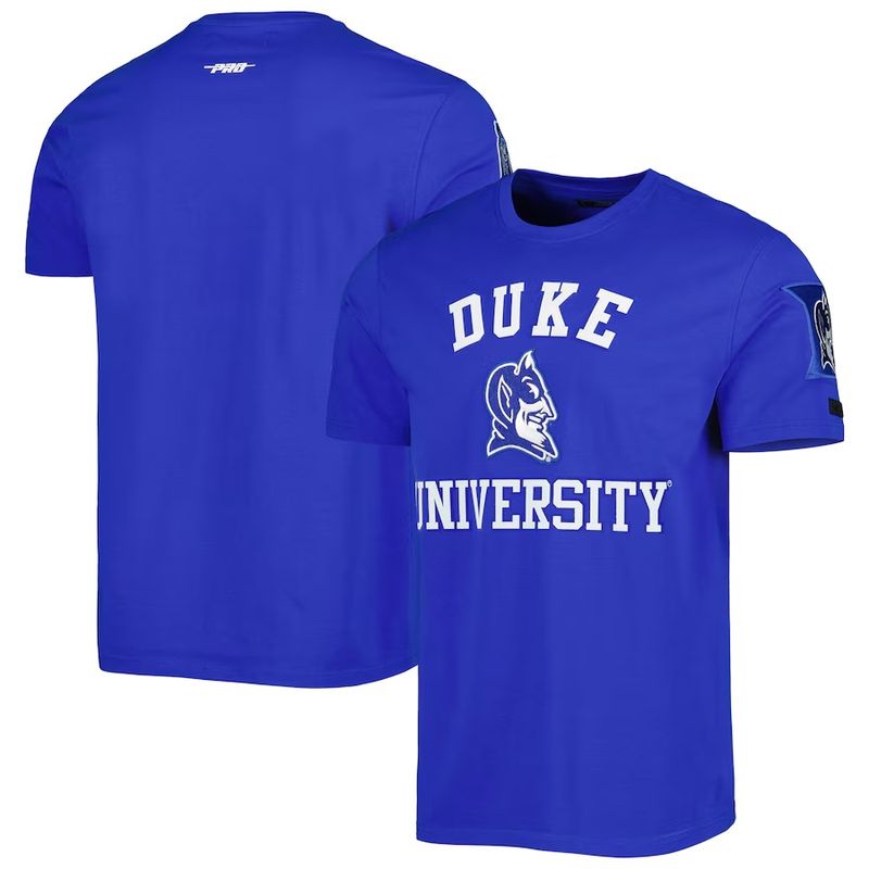 Duke Blue Devils Men’s Royal Blue Pro Standard Stacked Logo T-Shirt