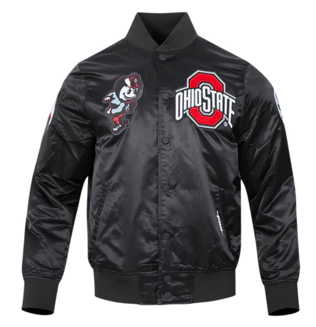 Ohio State Buckeyes Men’s Black Pro Standard NCAA Classic Satin Jacket