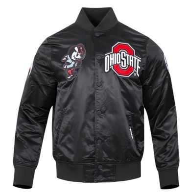 Ohio State Buckeyes Men’s Black Pro Standard NCAA Classic Satin Jacket