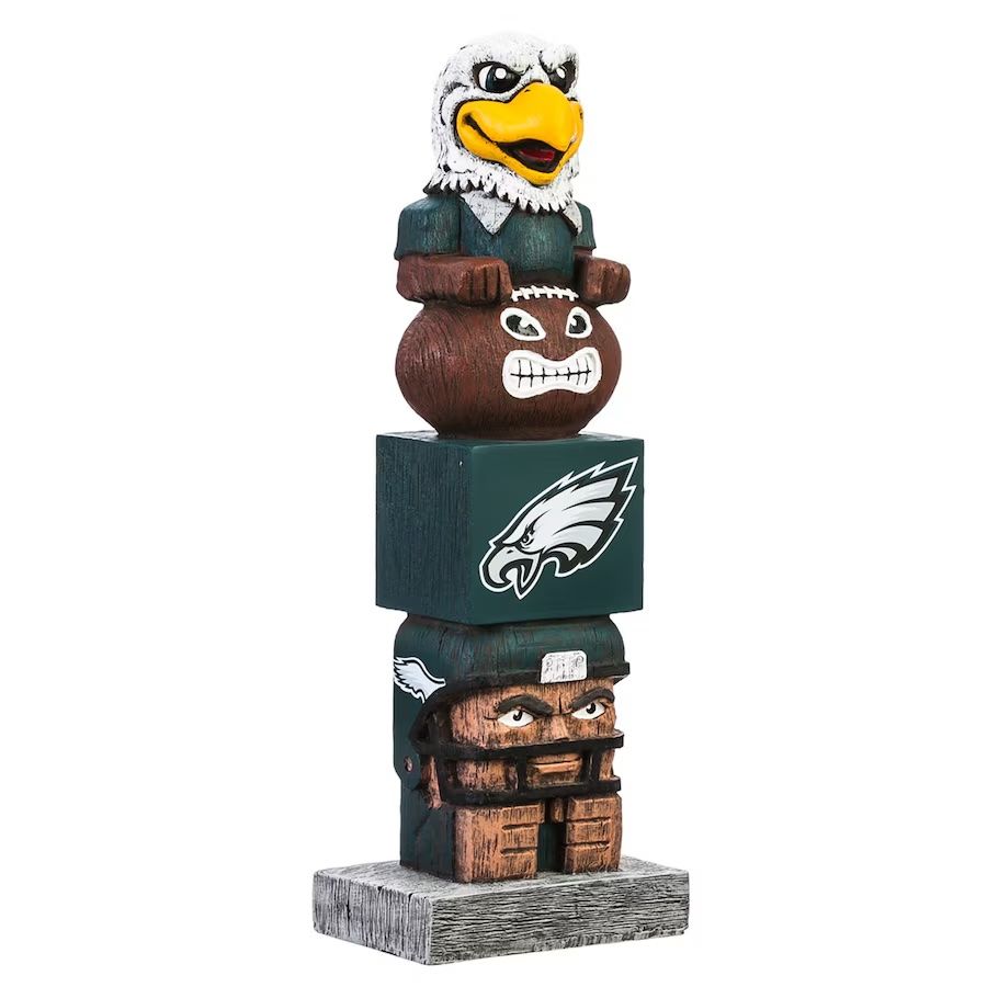 Philadelphia Eagles Tiki Totem Team Statue