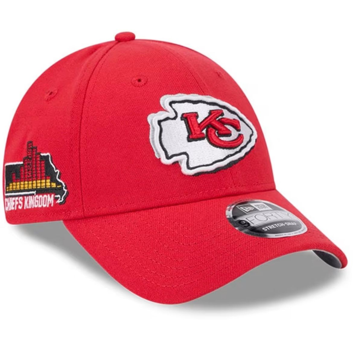 Kansas City Chiefs Youth/Child Red New Era 2024 NFL Draft 9FORTY Snapback Hat