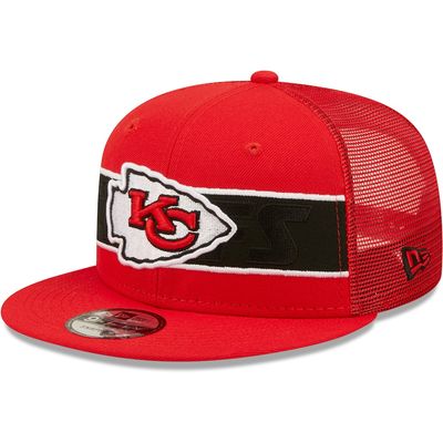 Kansas City Chiefs Men's Red Tonal Band New Era 9Fifty Snapback Hat