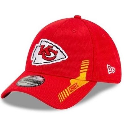 Kansas City Chiefs Men's New Era NFL Sideline Home 39Thirty Stretch Fit Hat