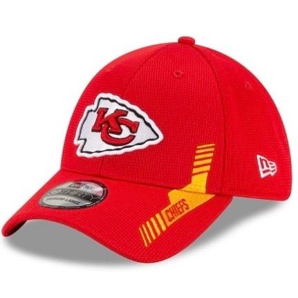 Kansas City Chiefs Men's New Era NFL Sideline Home 39Thirty Stretch Fit Hat