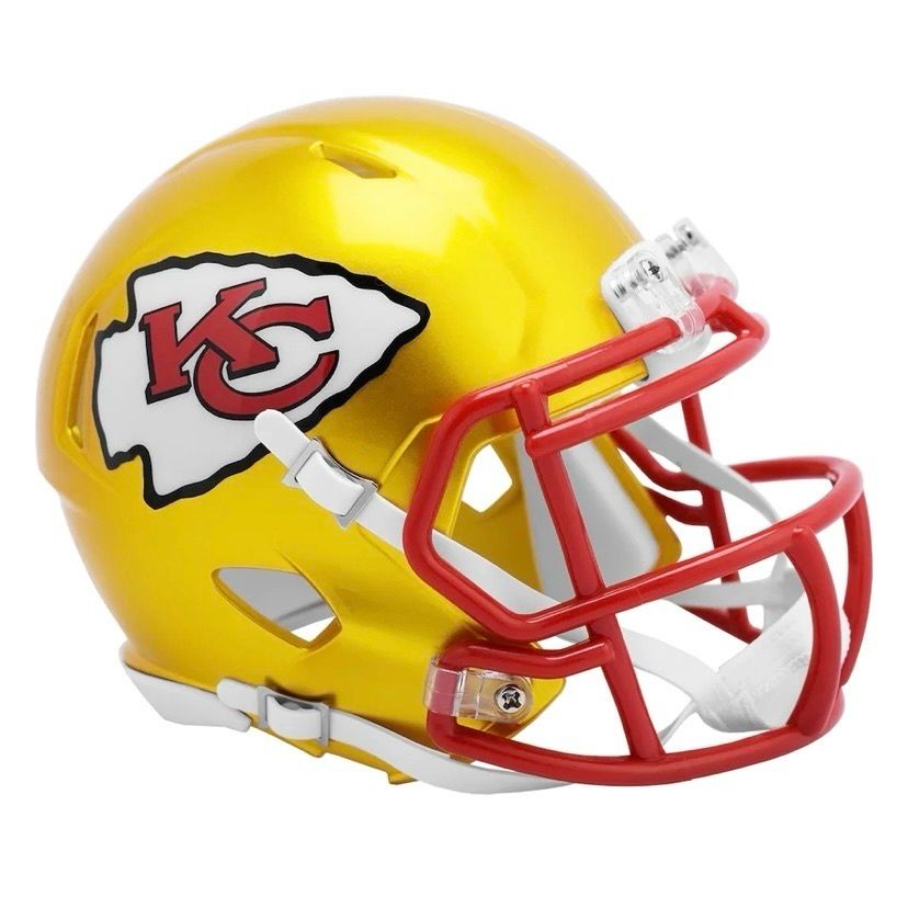 Kansas City Chiefs Riddell Authentic Full Size Speed Style Flash Alternate Helmet