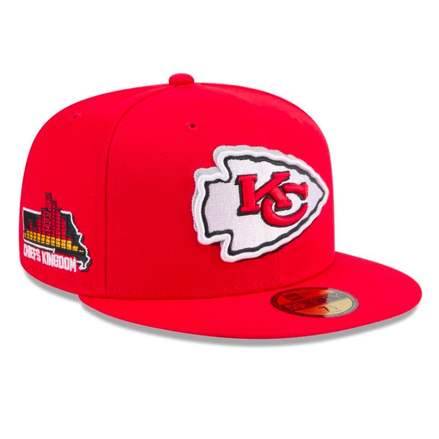 Kansas City Chiefs Men’s Red New Era 2024 NFL Draft 59FIFTY Fitted Hat